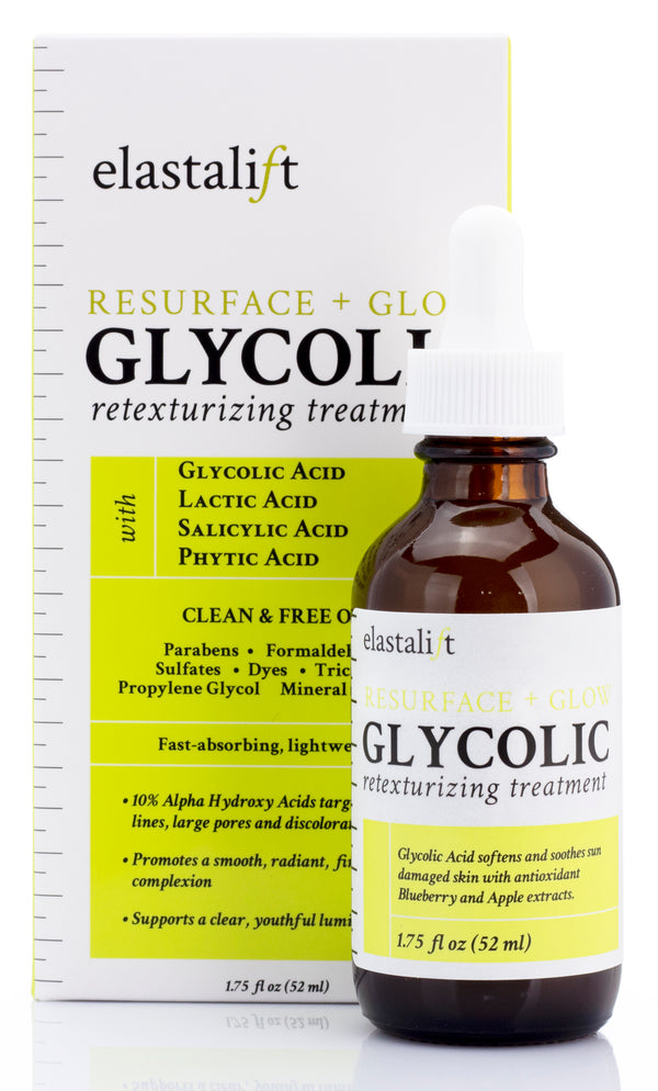 Elastalift Resurface + Glow Glycolic Retexturing Face Serum 1.75 Fl Oz
