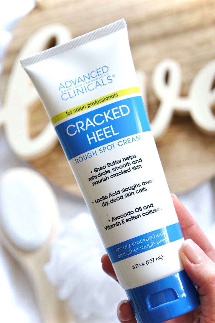 Advanced Clinicals Cracked Heel Rough Spot Cream 8 Fl Oz - Pure Valley 