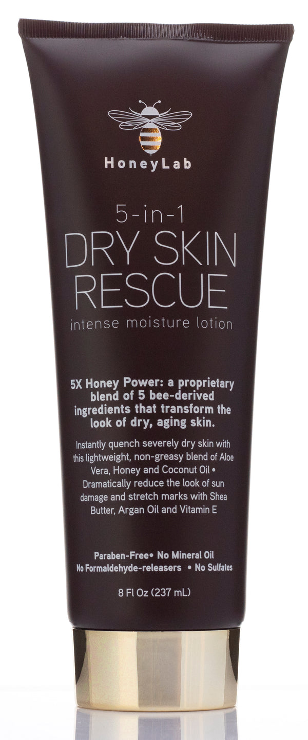 HoneyLab 5 in 1 Dry Skin Rescue Cream Tube 8 Fl Oz