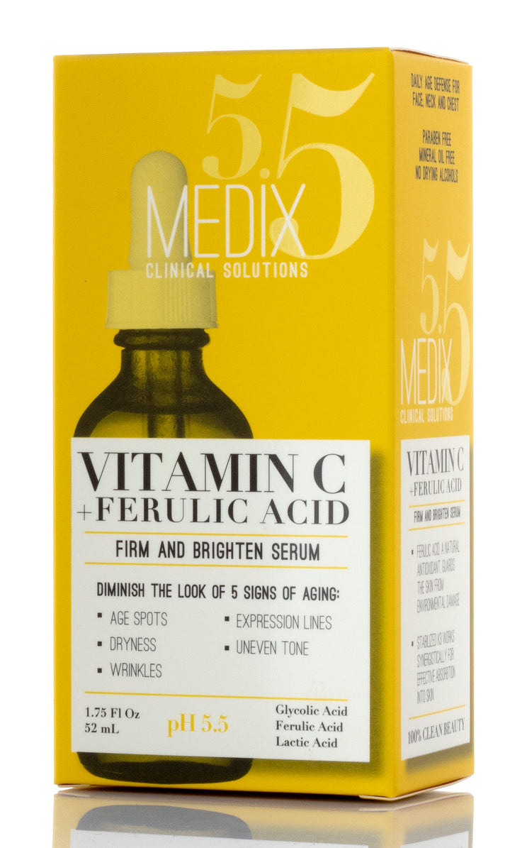 Medix 5.5 Vitamin C + Ferulic Acid Firm and Brighten Serum 1.75 Fl Oz - Pure Valley 