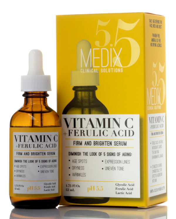 Medix 5.5 Vitamin C + Ferulic Acid Firm and Brighten Serum 1.75 Fl Oz - Pure Valley 