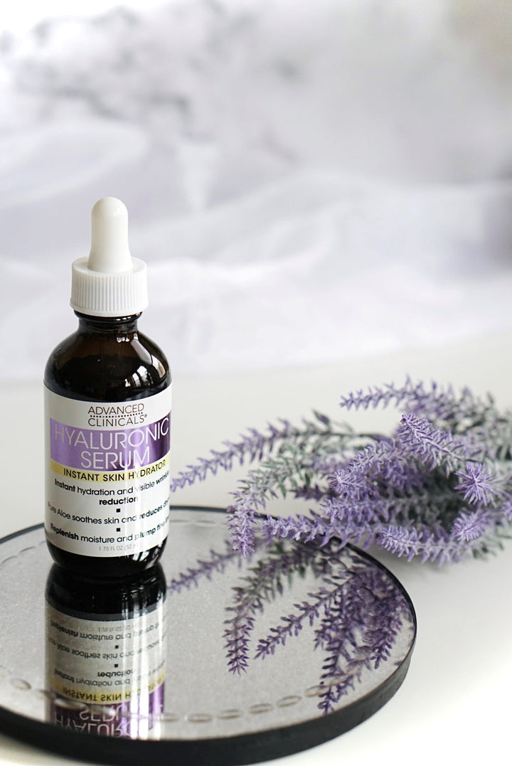 Advanced Clinicals Hyaluronic Acid Serum Instant Skin Hydrator 1.75 Fl Oz - Pure Valley 