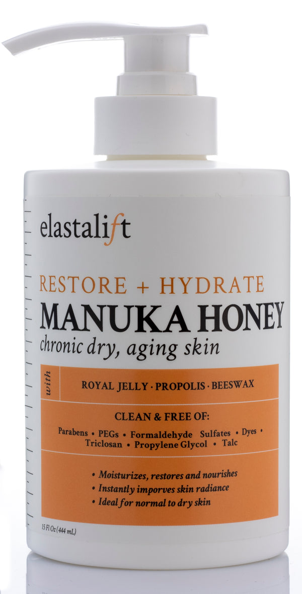 Elastalift Restore + Hydrate Manuka Honey Dry Skin Cream 15 Fl Oz