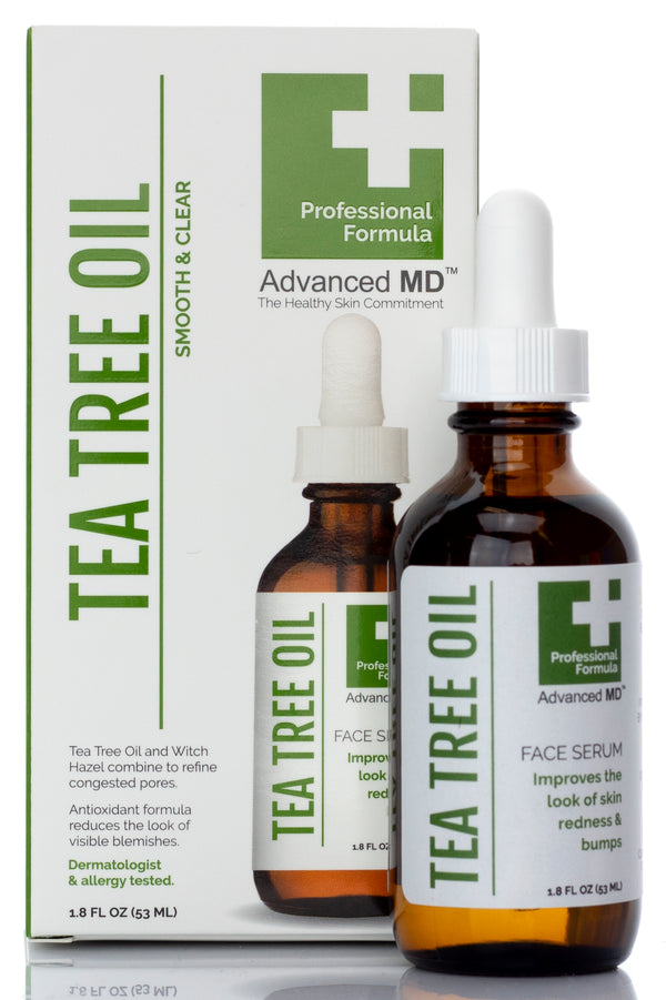 Advanced MD Professional Formula Tea Tree Oil Face Serum 1.75 Fl Oz - Pure Valley 