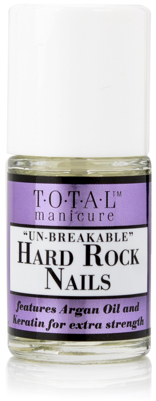 Total Manicure Argan Oil Un Breakable Hard Rock Nails .4 Fl Oz