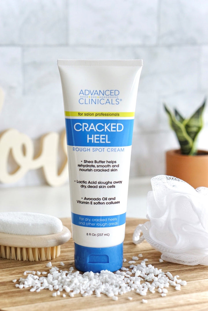 Advanced Clinicals Cracked Heel Rough Spot Cream 8 Fl Oz - Pure Valley 