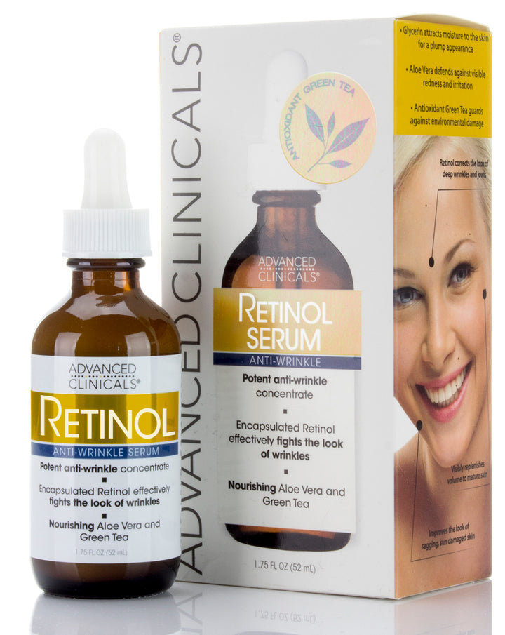 Advanced Clinicals Professional Strength Retinol Serum. Anti-aging, Wrinkle Reducing - Pure Valley 