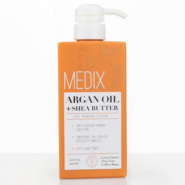 Medix 5.5 Argan Oil + 24KT Gold Age Rewind Cream 15 Fl Oz Case of 12