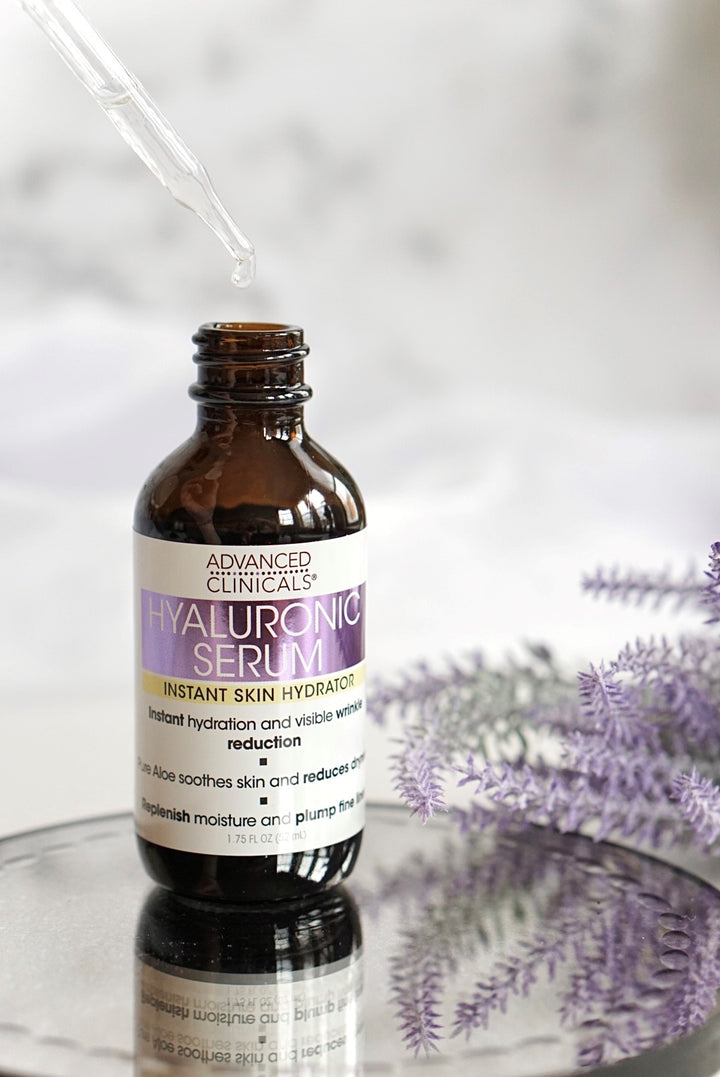 Advanced Clinicals Hyaluronic Acid Serum Instant Skin Hydrator 1.75 Fl Oz - Pure Valley 