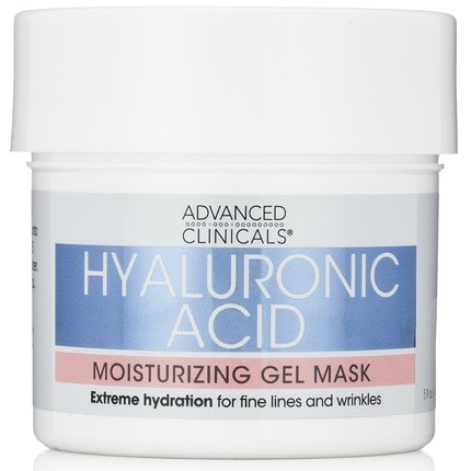 Advanced Clinicals Moisturizing Hyaluronic Acid Gel Mask 5 Fl Oz - Pure Valley 