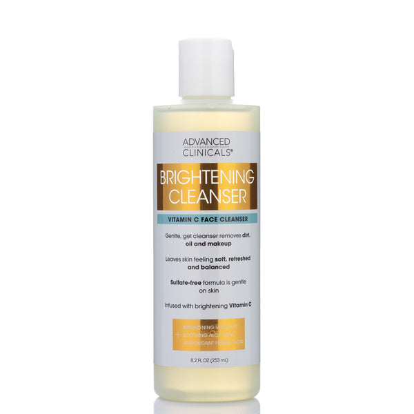 Advanced Clinicals Vitamin C Brightening Face Cleanser 8.2 Oz - Pure Valley 