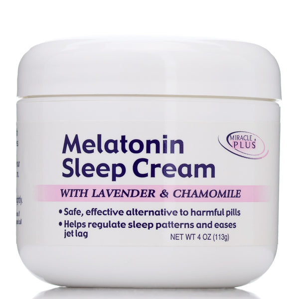 Melatonin Sleep Night Cream With Lavender & Chamomile 4 Oz